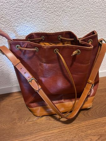 Louis Vuitton Noé MM Epi Leder!