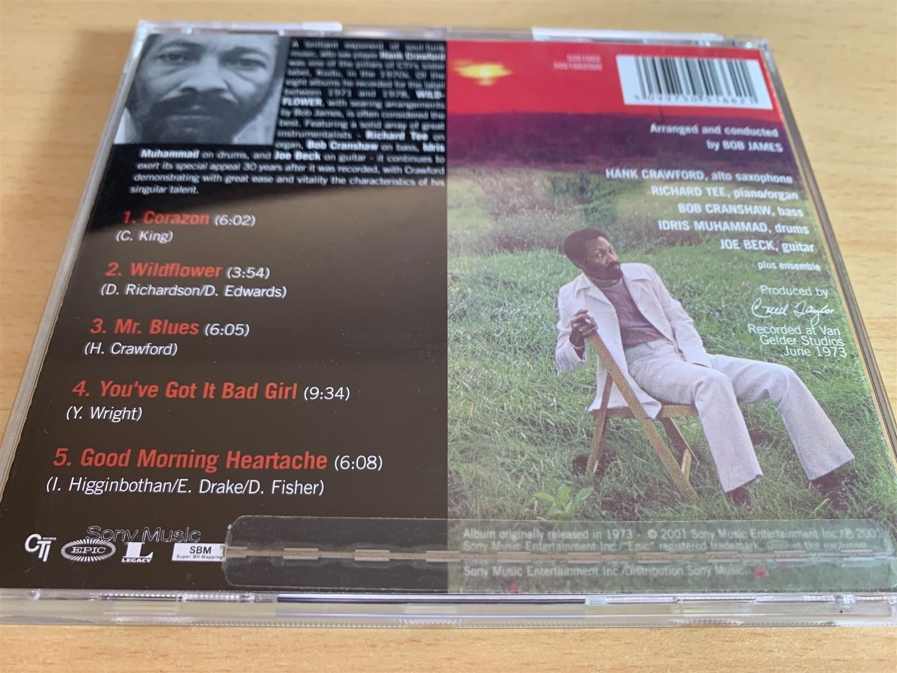 CD: Hank Crawford – Wildflower – Usato da Rikon im Tösstal venduto da Alpenmutz 1