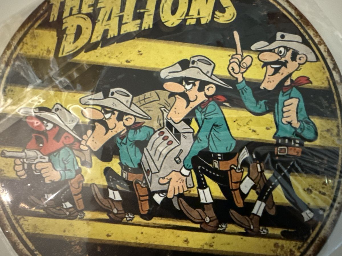 Schilder: Dekoschild Blech Replika "The Daltons" rund neu – Neu und originalverpackt aus Basel von Zomeg 1
