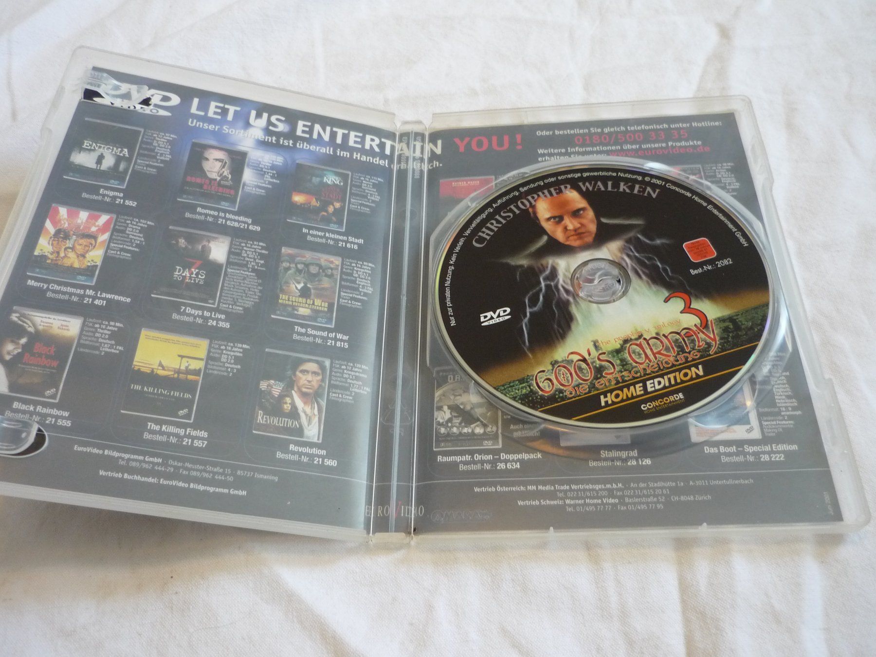 Tutti i DVDs: DVD Rar Horror - Gods Army 3 – Usato da Beringen venduto da Flatretriever 3