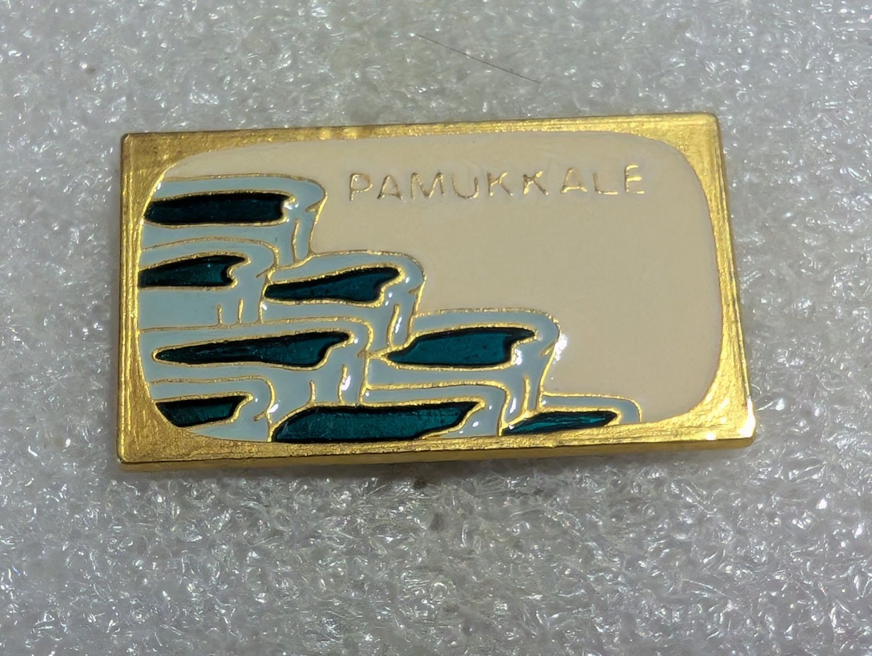 Plaketten & Abzeichen: Ansteckpin 191: Pamukkale – Gebraucht aus Oppligen von Pin-Fall-Shop