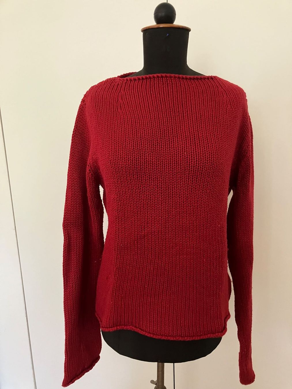 Armani Maglioni & Felpe: Armani Jeans gestrickter Pullover rot – Usato da Lenzburg venduto da ann_8hmk