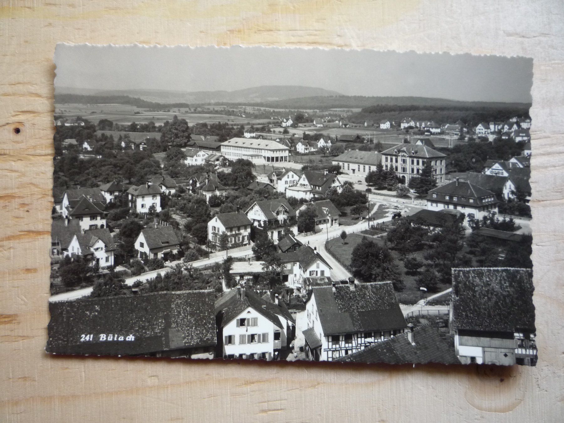 Ansichtskarten: Bülach, 3.IV.1938 – Gebraucht aus Rieden SG von Brockehuesli