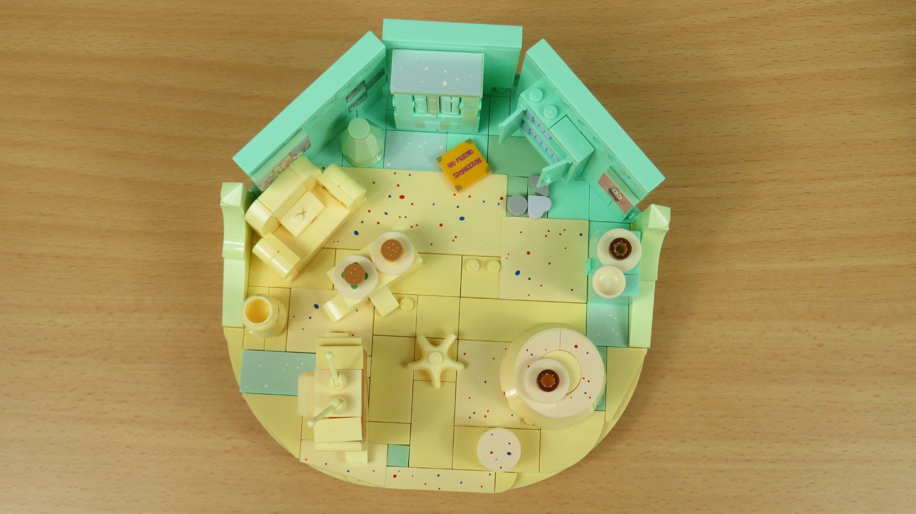 Baukästen: Spongebob - AB0089 - Patricks Stein - Klemmbaustein-Set – Gebraucht aus Arboldswil von Lubber 3
