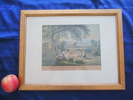 Farb-Aquatinta, Luzerner beim Picknick (um 1820)