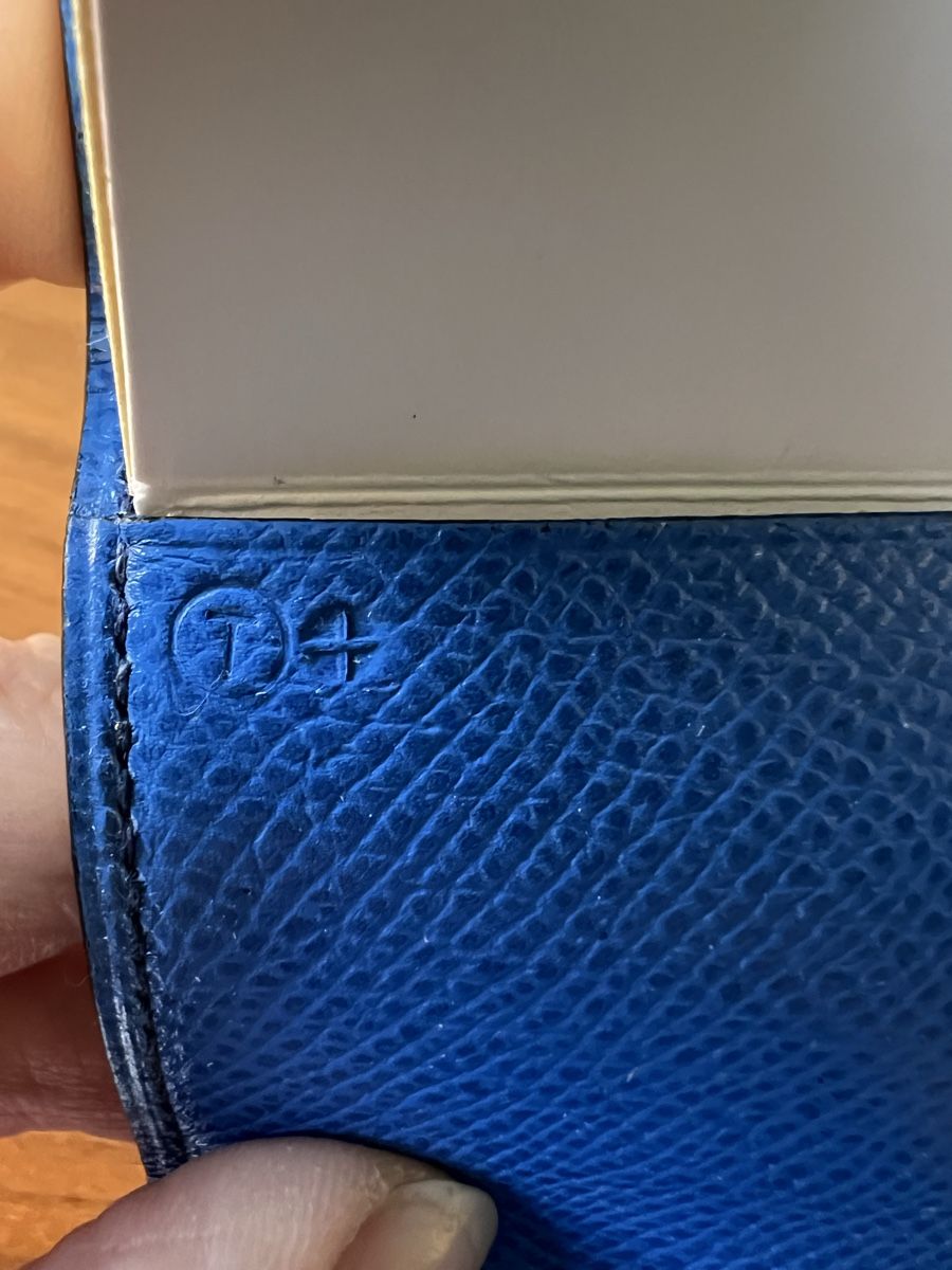 Hermès Portafogli: Hermès, étui post-it fabriquée en 1990 – Usato da Bernex venduto da 2ziemement 9