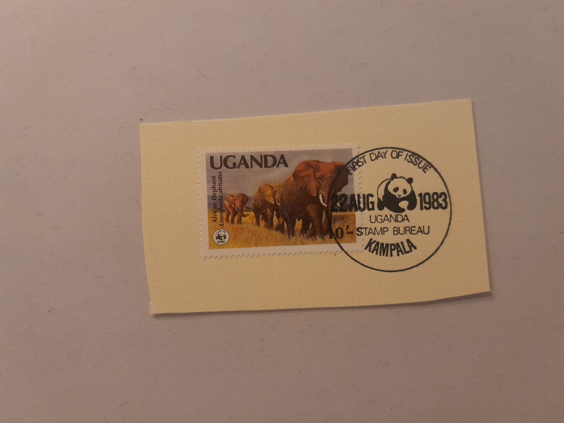 Tutti i francobolli: Ouganda timbres éléphant wwf – Usato da Marly venduto da globetrotter1723