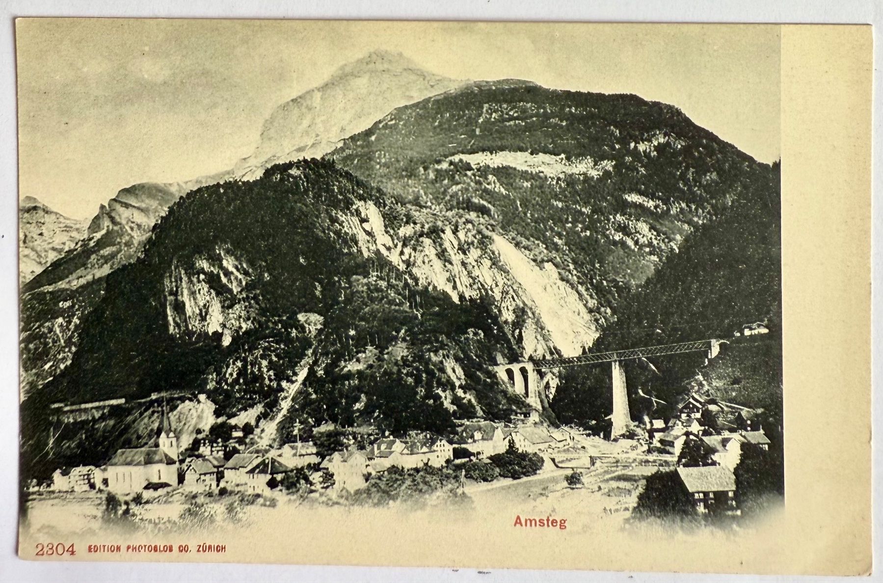Cartoline postali: AK: AMSTEG - Litho Uri – Usato da Lutry venduto da Ediego