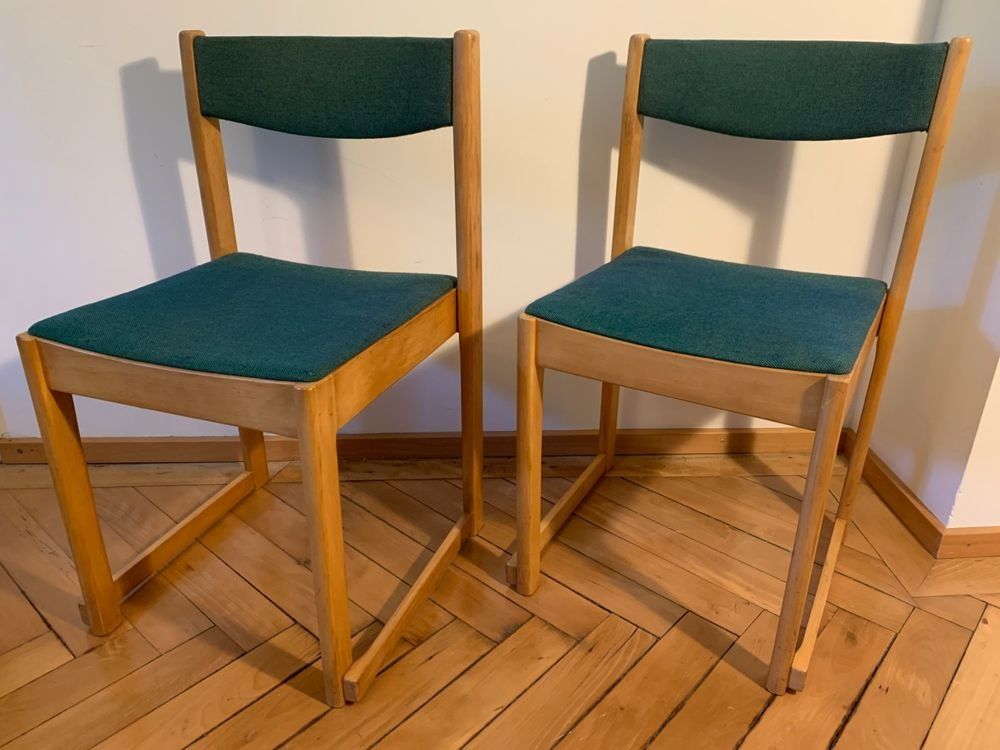 Sedie: 2x Midcentury Stapelstühle, Design C.-E. Ekström, Schweden – Usato da Bern venduto da Stanko16