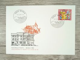 TR62 Enveloppe + Timbre Suisse 1985