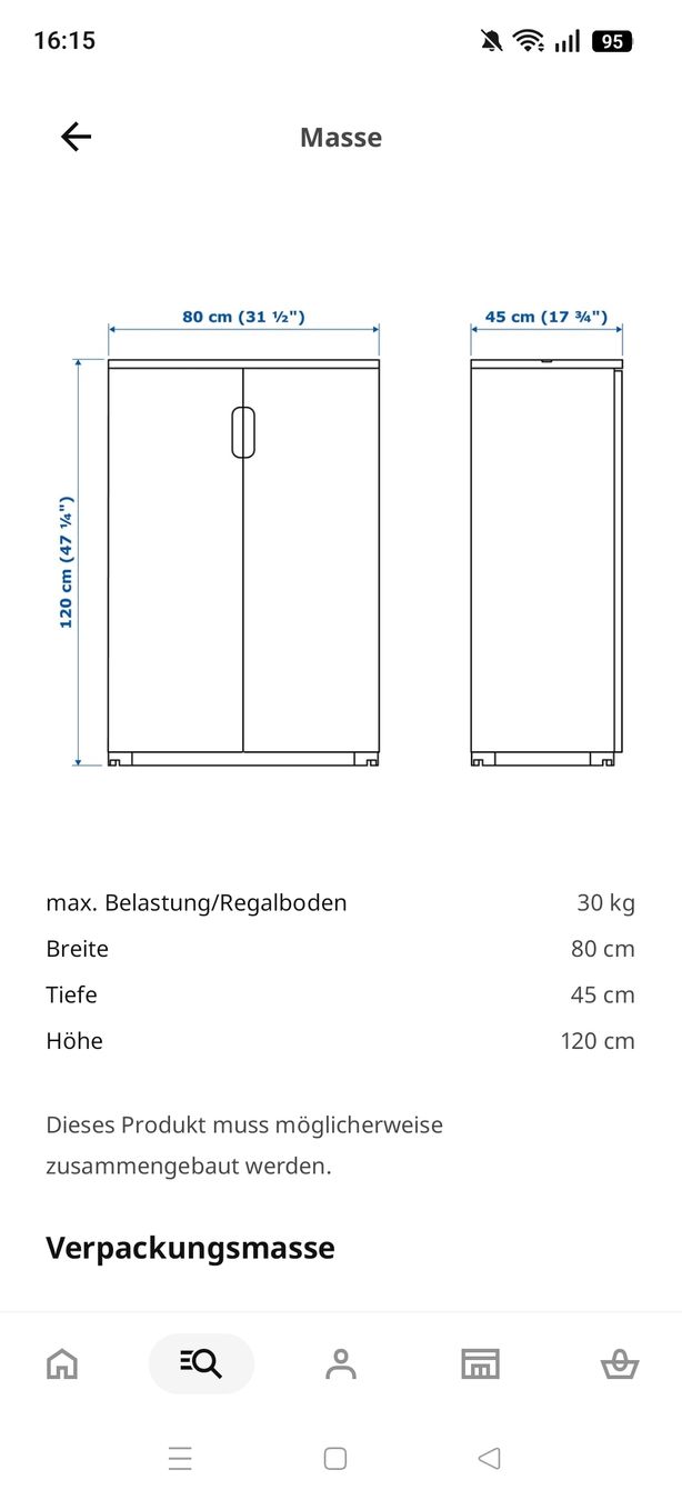 Ikea Armadi: IKEA Galant Schrank Eichenoptik mit viel Stauraum – Usato da Schaffhausen venduto da Rguenthard 2