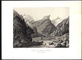 Seealpsee  Aquatinta von Corradi
