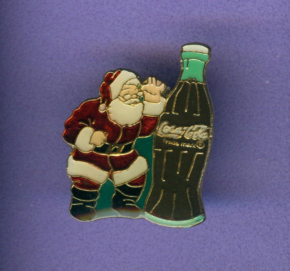 Coca-Cola Placchette & Badge: Coca Cola  SANTA CLAUS – Usato da Winterthur venduto da Sammleroase