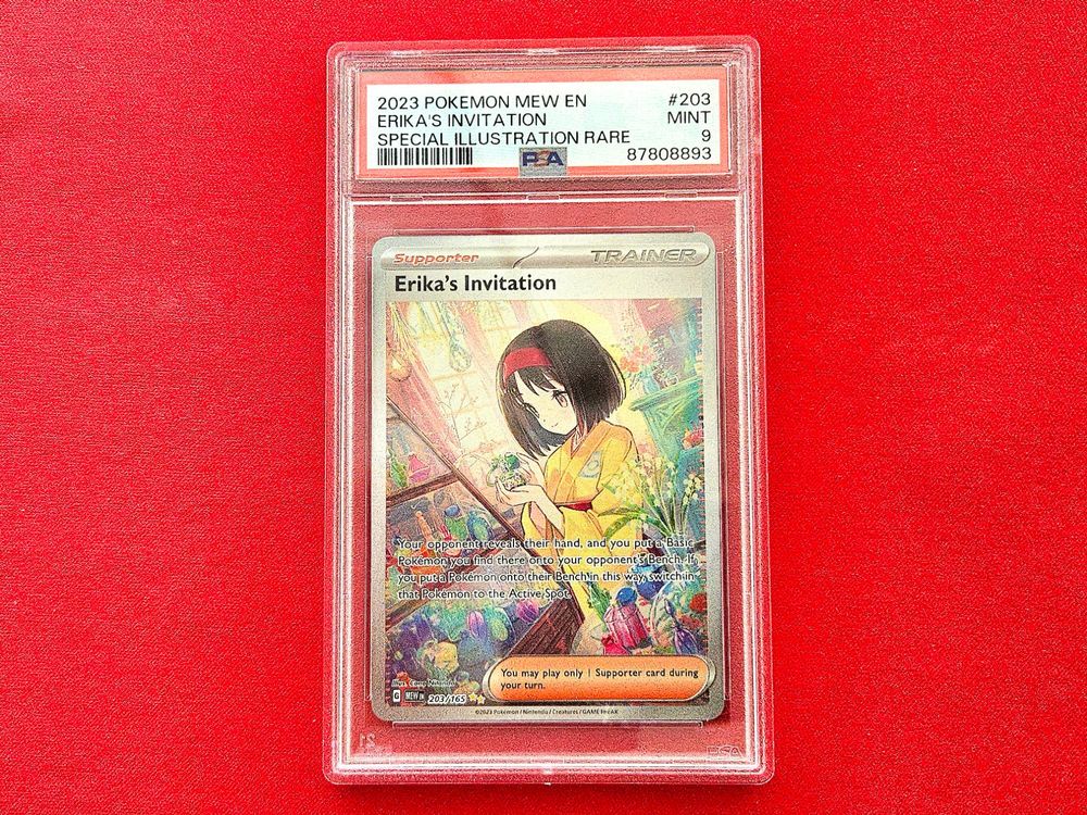 CARTE POKÉMON INVITATION D'Erika 196/165 Full Art EV3.5 - 151 - FR EUR 6,50 - IT