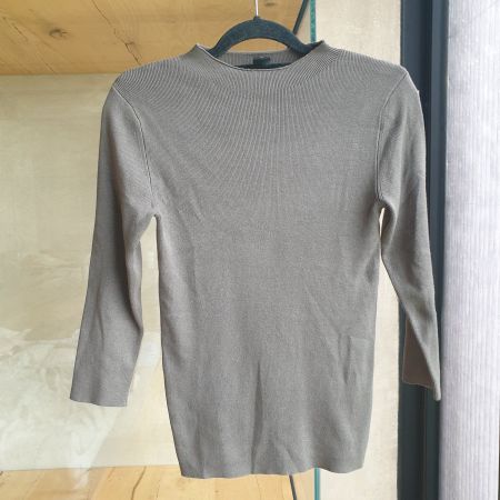 🐸 SCHÖNER FEIN GERIPPTER VISKOSE PULLOVER M