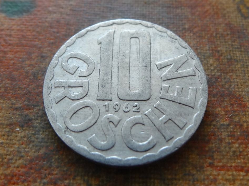 Tutti le monete: AUTRICHE  10  Groschen  1962 – Usato da Romanel-sur-Lausanne venduto da Swift13