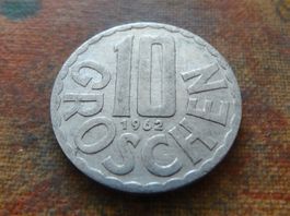 AUTRICHE  10  Groschen  1962