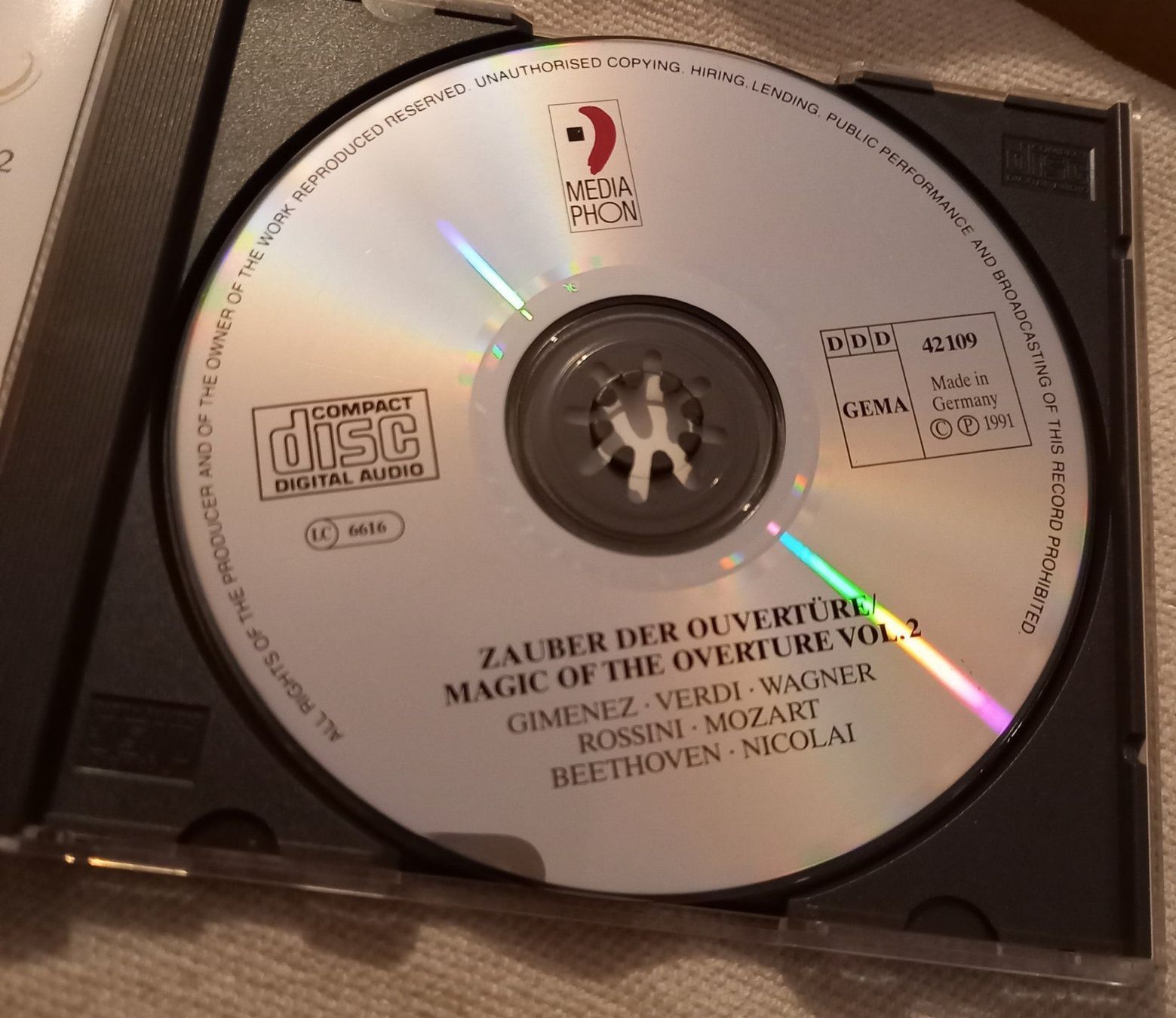 CD: KLASSIK-CD "ZAUBER DER OUVERTÜRE" – Usato da Binningen venduto da mar_2jlr 3