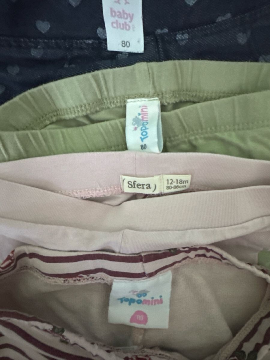 Lotti & Set di vestiti: Hosenpaket, Mädchen Kleiderpaket Gr. 80 – Usato da Lyss venduto da Franzi.R.90 5