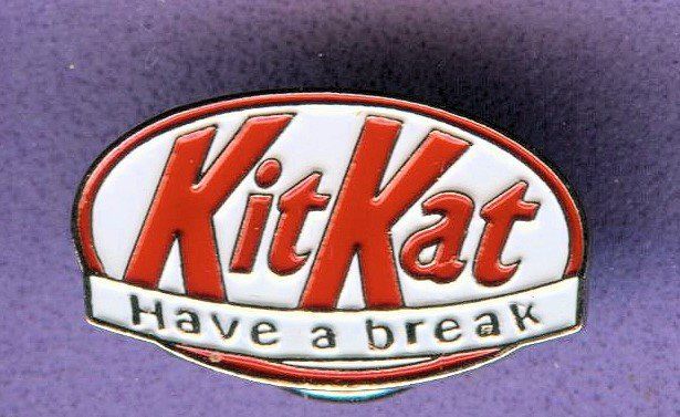 Placchette & Badge: Kit Kat  Have a break – Usato da Winterthur venduto da Sammleroase