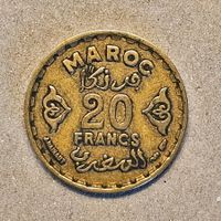 Maroc - 1371 (1952) - 20 francs (TTB/SS)