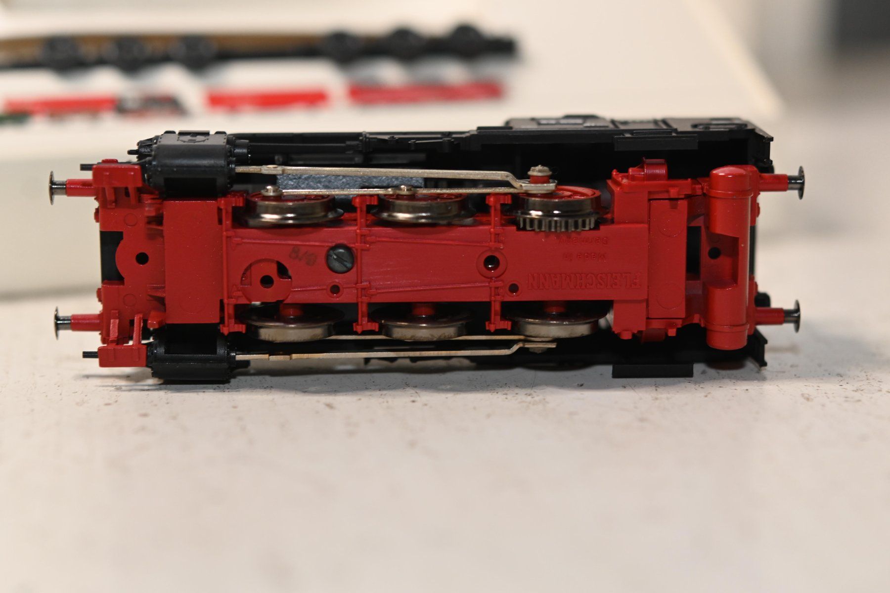 Fleischmann Modellini di ferrovie: DB Set Fleischmann HO/DC mit OVP , Lok ist ein Dummy mit OVP – Usato da Laupen ZH venduto da Zmoewe 4