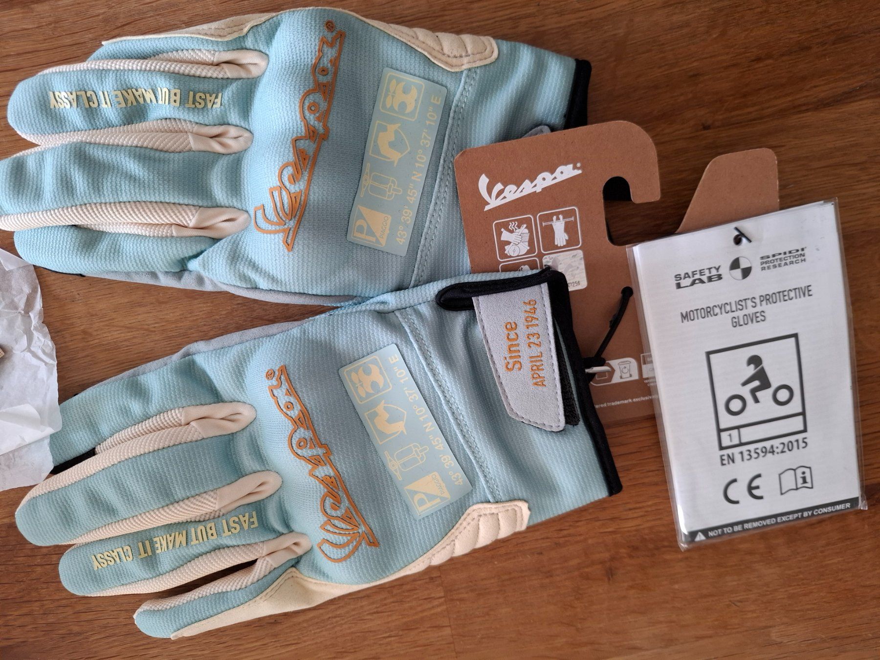 Guanti & manicotti: Handschuhe PIAGGIO Vespa DEC, Grösse L – Nuovo e nell'imballaggio originale da Wangen b. Olten venduto da Wincardo