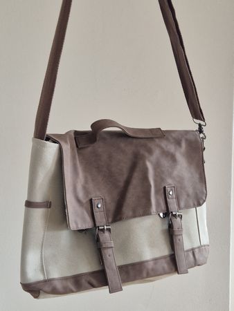 Rizzoli Tasche aus Jeans & Kunstleder | Laptop-Fach | Italy