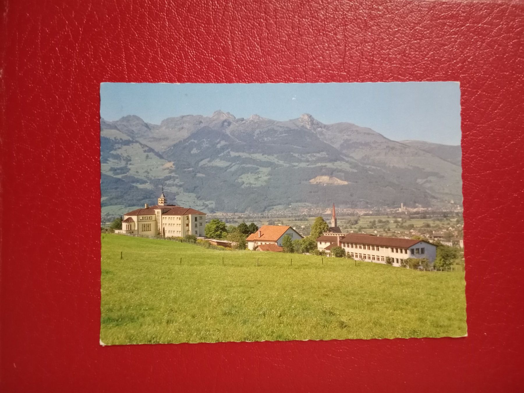 Ansichtskarten: Liechtenstein Schaan Institut St.Elisabeth – Gebraucht aus Küttigen von Melisch1000