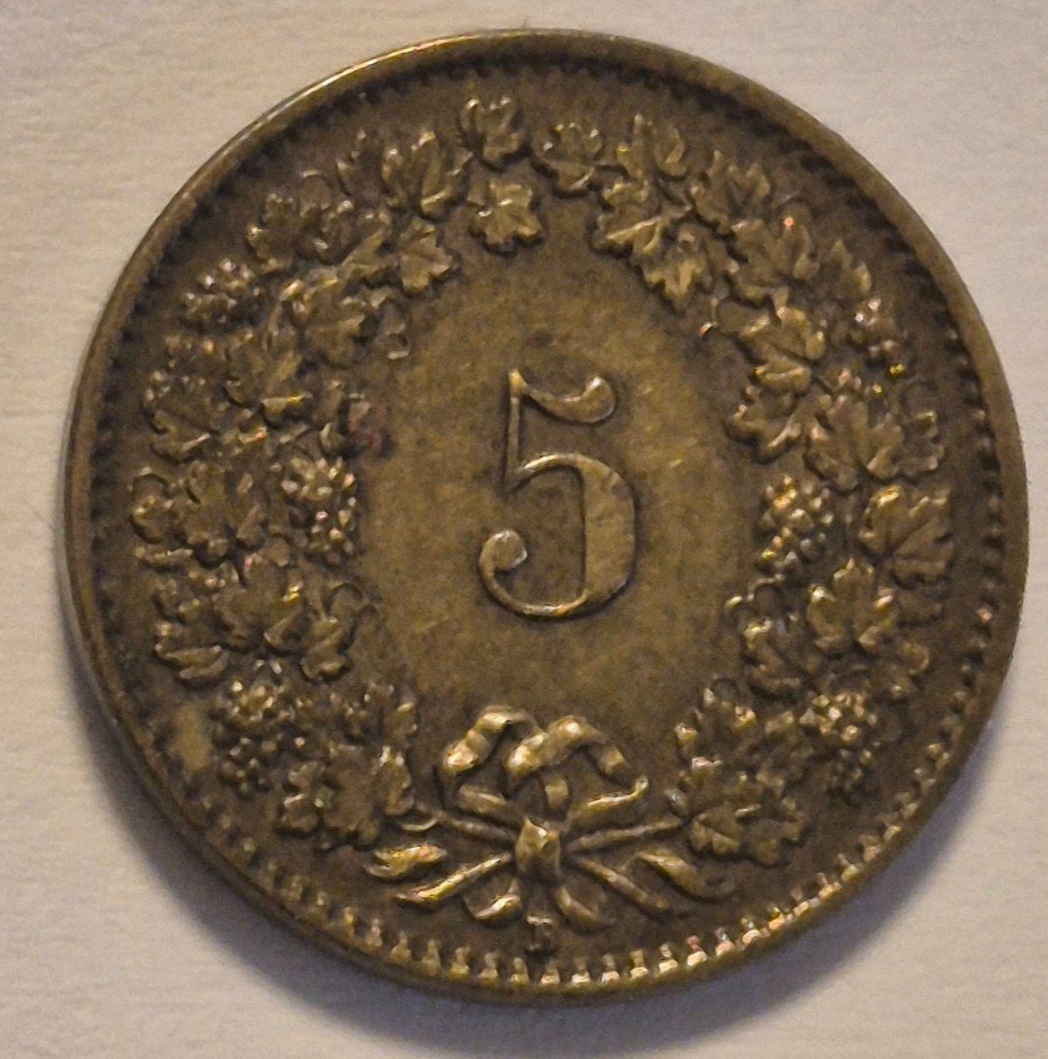 Tutti le monete: 5 Rappen 1918 Messing ab 1 Fr. !! – Usato da Luzern venduto da Vreneli_1 1