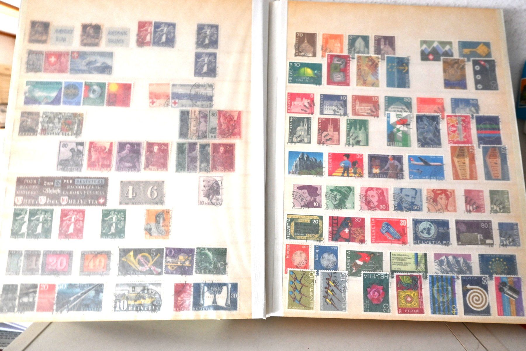 Tutti i francobolli: 1 Sammlung Schweiz 2.9. – Usato da Steffisburg venduto da Sorbas 1