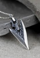 Pendentif * POINTE DE FLÈCHE * En argent * 53x20x7 mm * Neuf