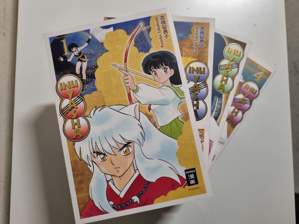 Fumetti: Inu Yasha Manga, New Edition, Band 1-4, Top Zustand! – Usato da Solothurn venduto da mic_tnh8 1