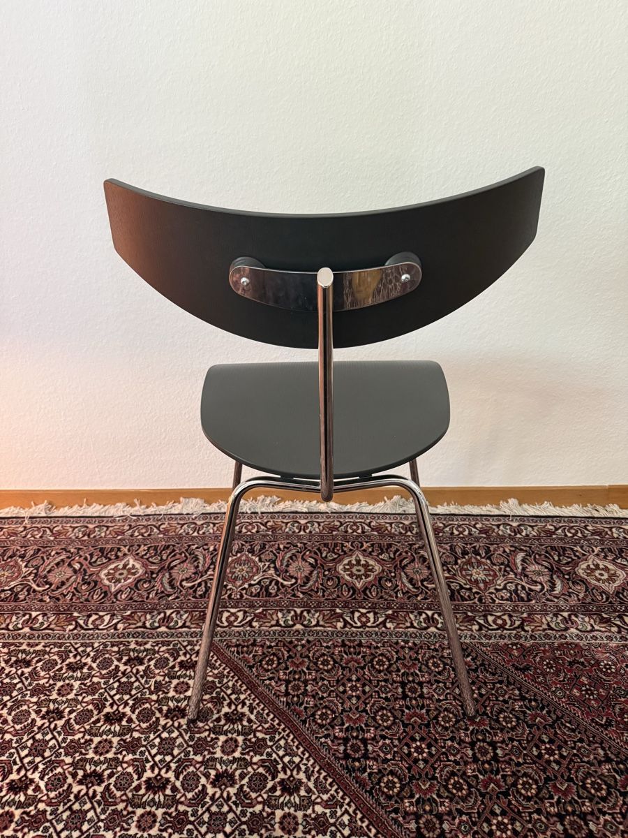 Bolia Stühle: 5 Bolia Bird Chairs (black + chrome) – Gebraucht aus Zürich von vik_wzv8