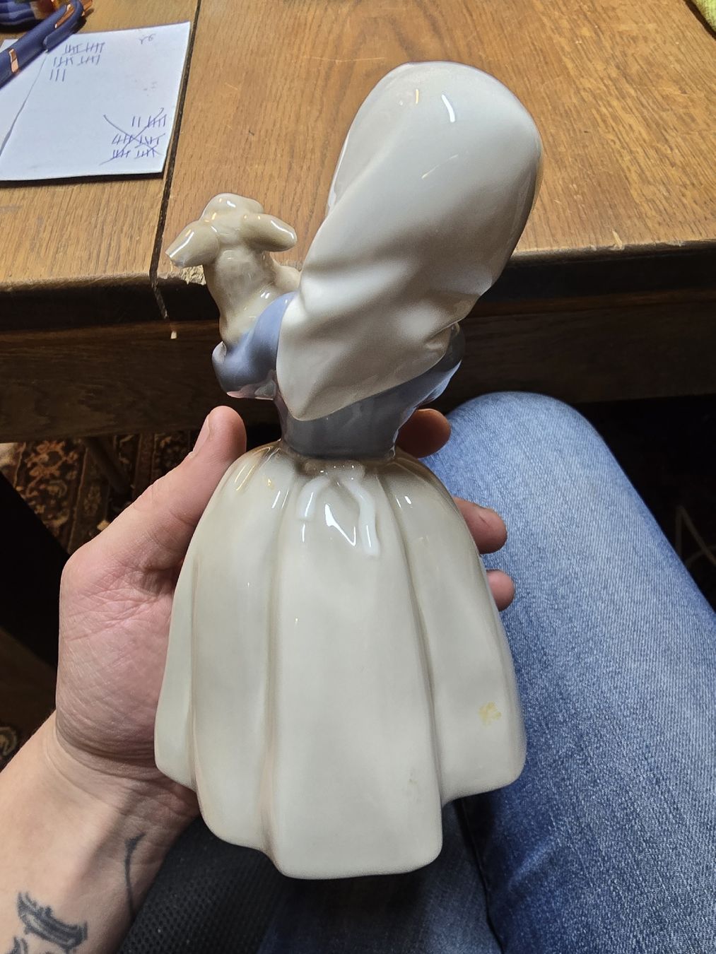 Lladro Statuette: NAO Lladro Mädchen mit Lamm (Q) – Usato da Rorschach venduto da TimelessTrading 1