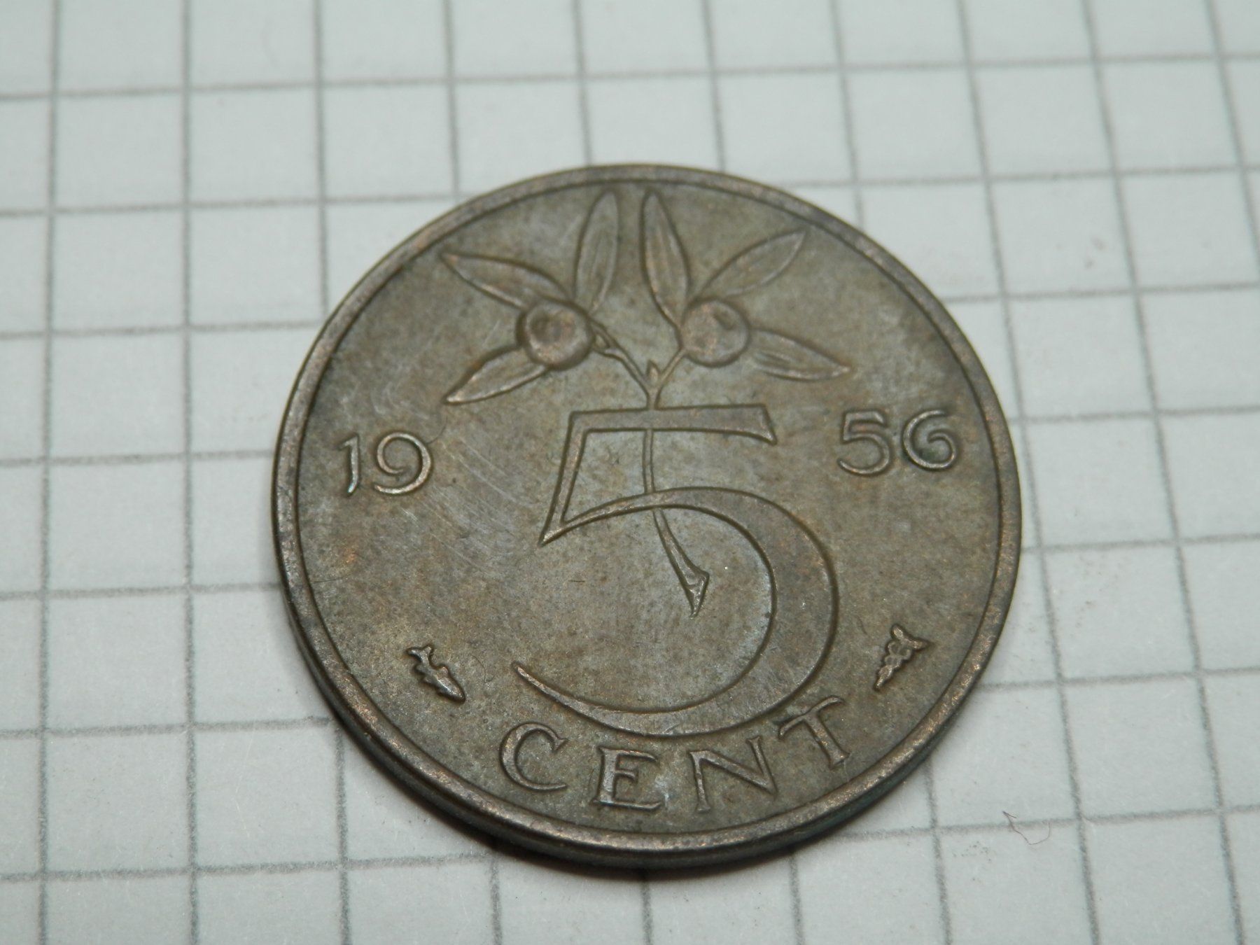 Tutti le monete: Niederlande 5 Cent, 1956 – Usato da Weiach venduto da weiach81