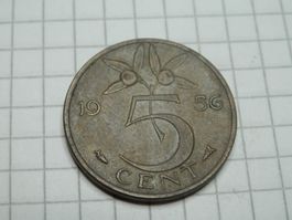 Niederlande 5 Cent, 1956