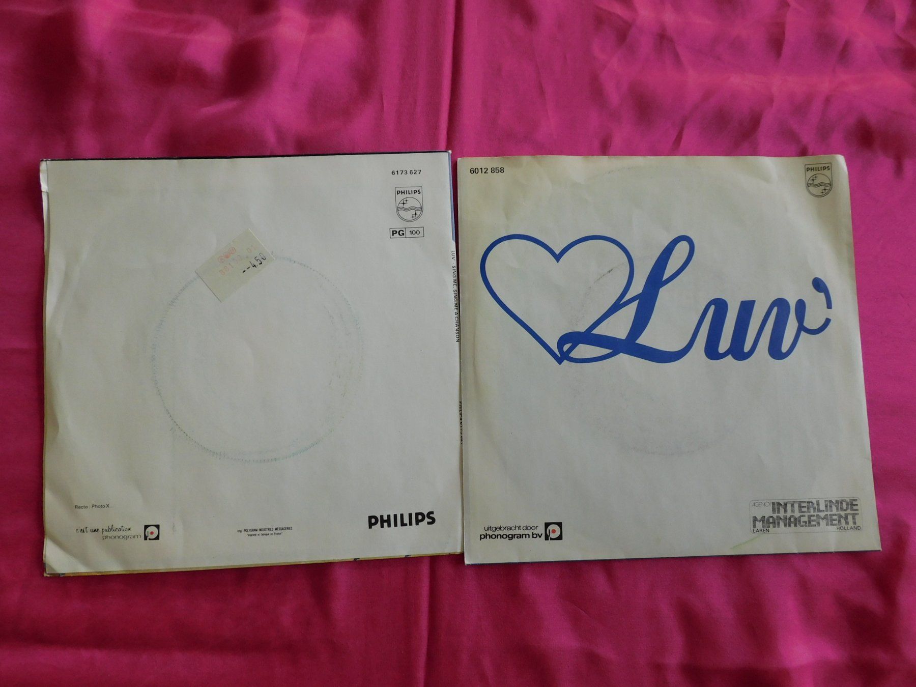Dischi in vinile: Luv' – 2 Singles – Usato da Emmenbrücke venduto da lamorak 1