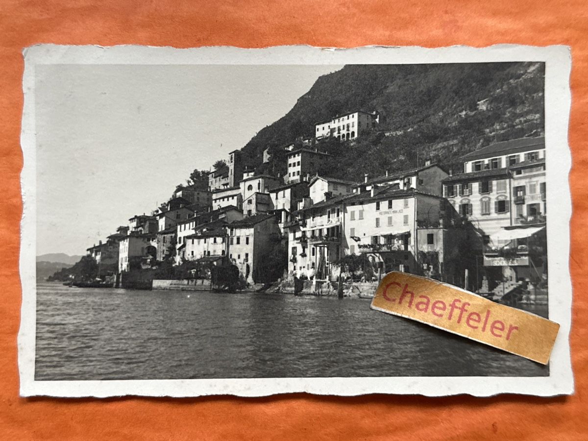 Cartoline postali: Alte Ansichtskarte Gandria am Luganersee,  1931 – Usato da Zürich venduto da Chaeffeler