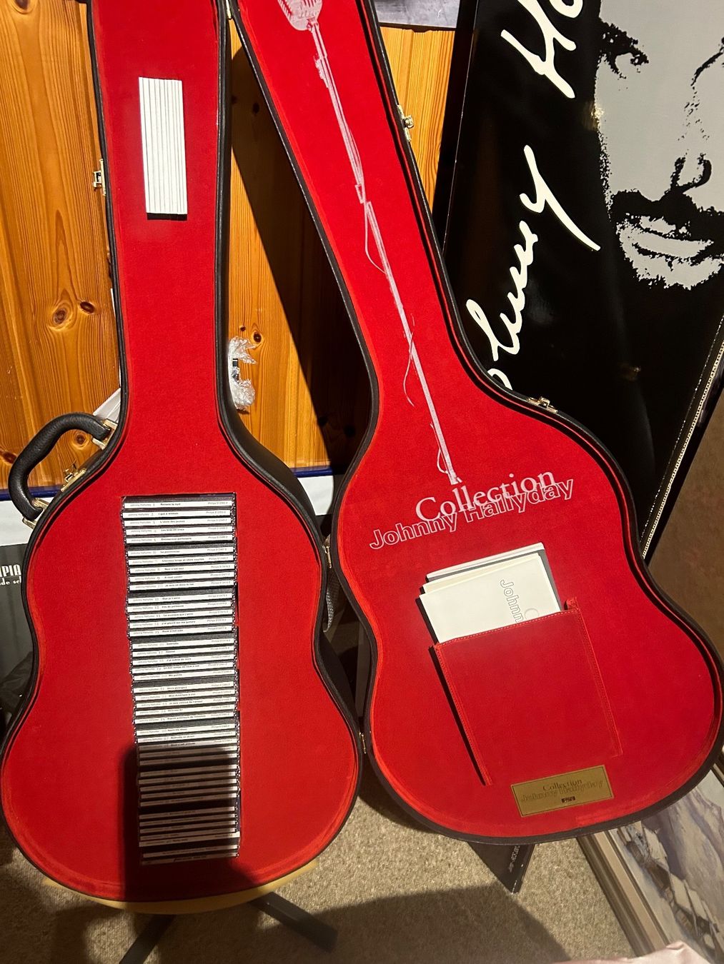 Dischi in vinile: Coffret guitare Johnny Hallyday – Usato da Ravoire venduto da martigny1921