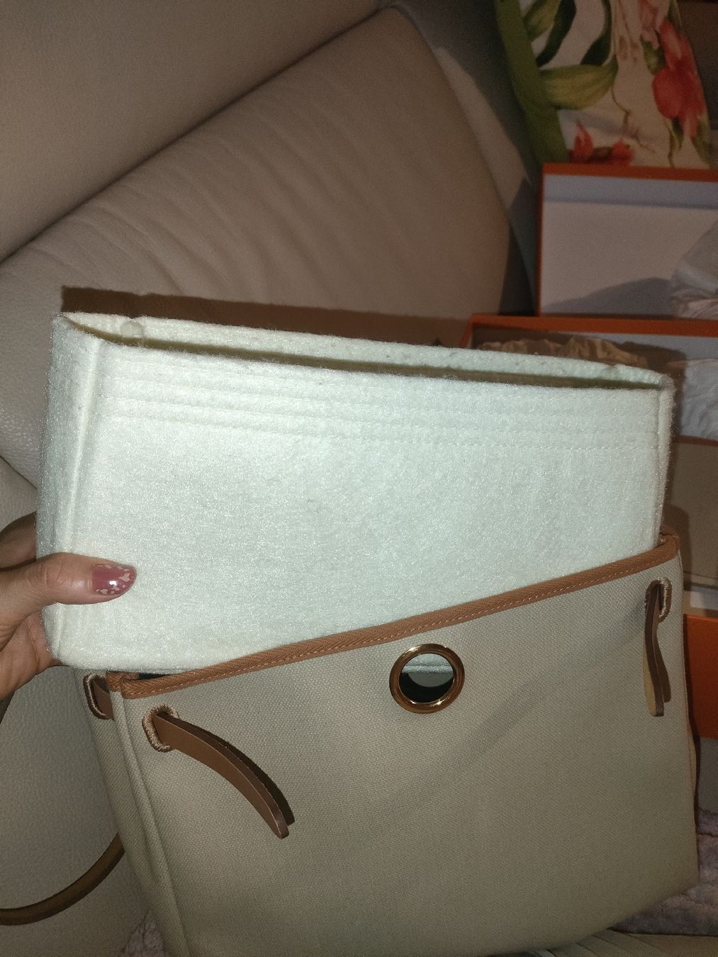 Hermès Taschen: Hermès Herbag Zip 31 Canvas Beige toffee – Neu (gemäss Beschreibung) aus Wil SG von Peachy 7