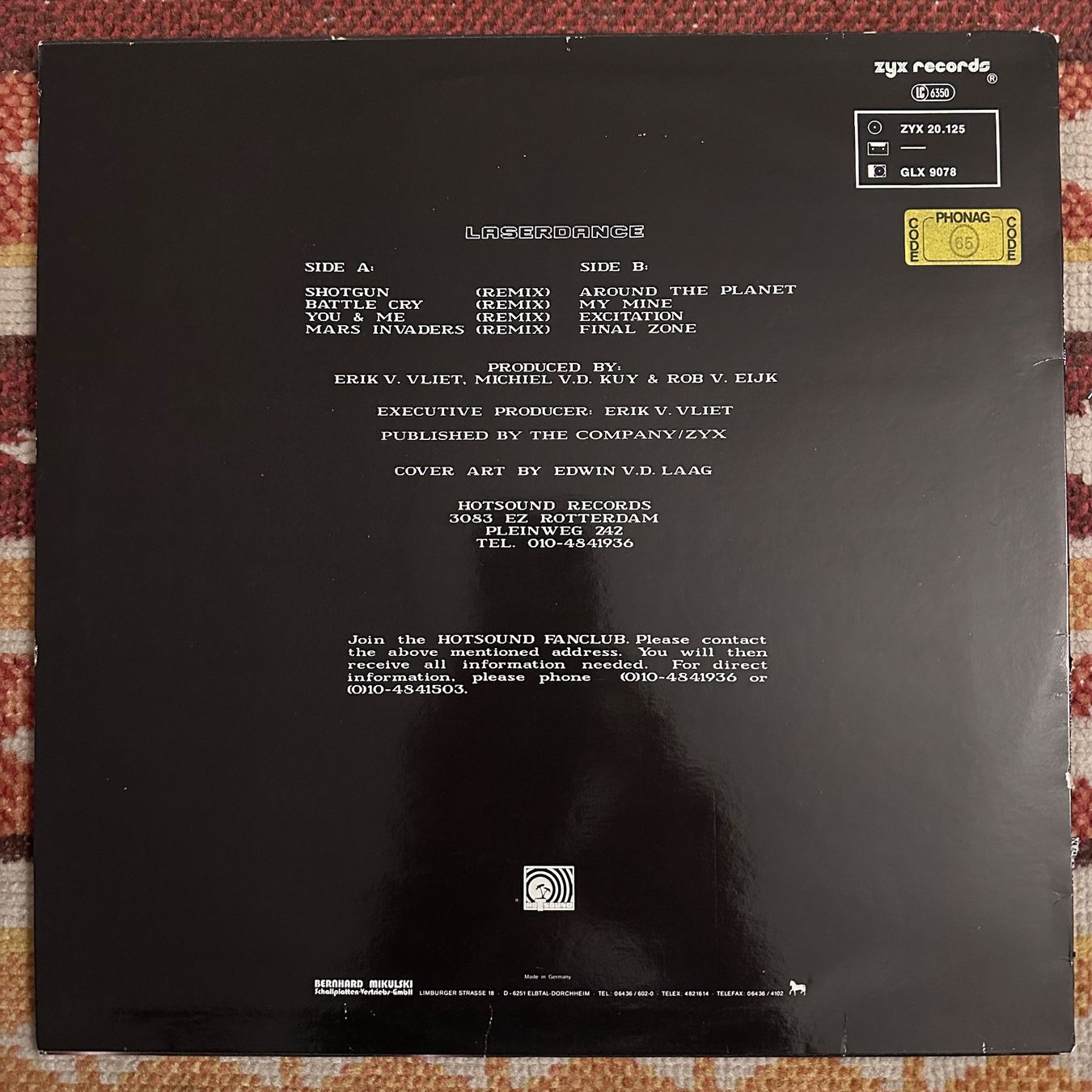 Dischi in vinile: LP - Laserdance - Around The Planet – Usato da Breganzona venduto da Onairda75 1