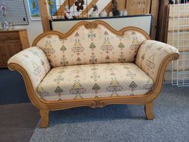 Sofa Holzgestell mit Blumenmuster neu