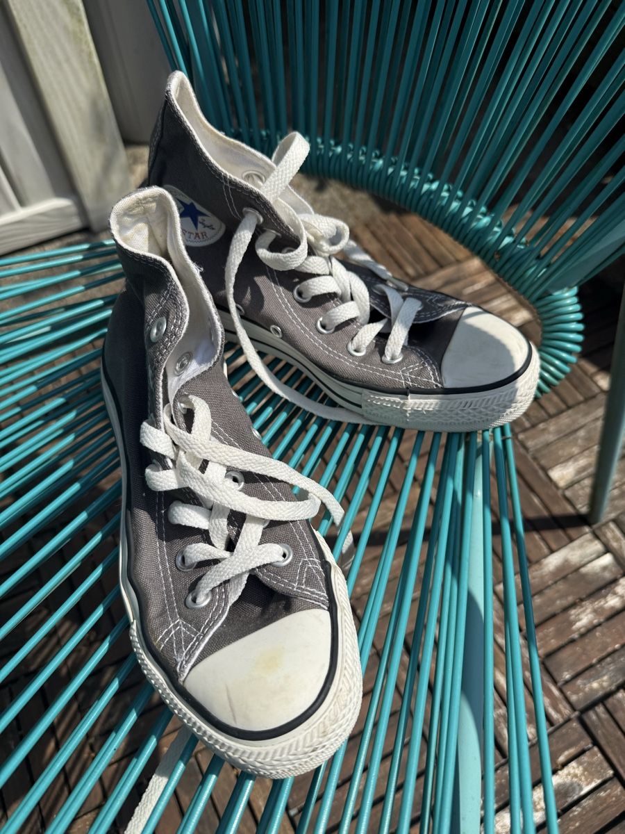 Converse Herrenschuhe: Converse All Stars Chucks Gr. 4 / 36.5 Grau – Gebraucht aus Russikon von Leks4 2