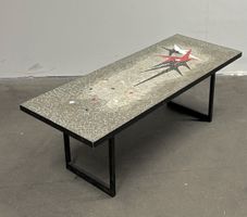 Mosaik Couchtisch; 60 er Jahre