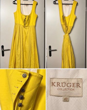 Gelbes Krüger-Dirndl (Gr. 40) - ungetragen