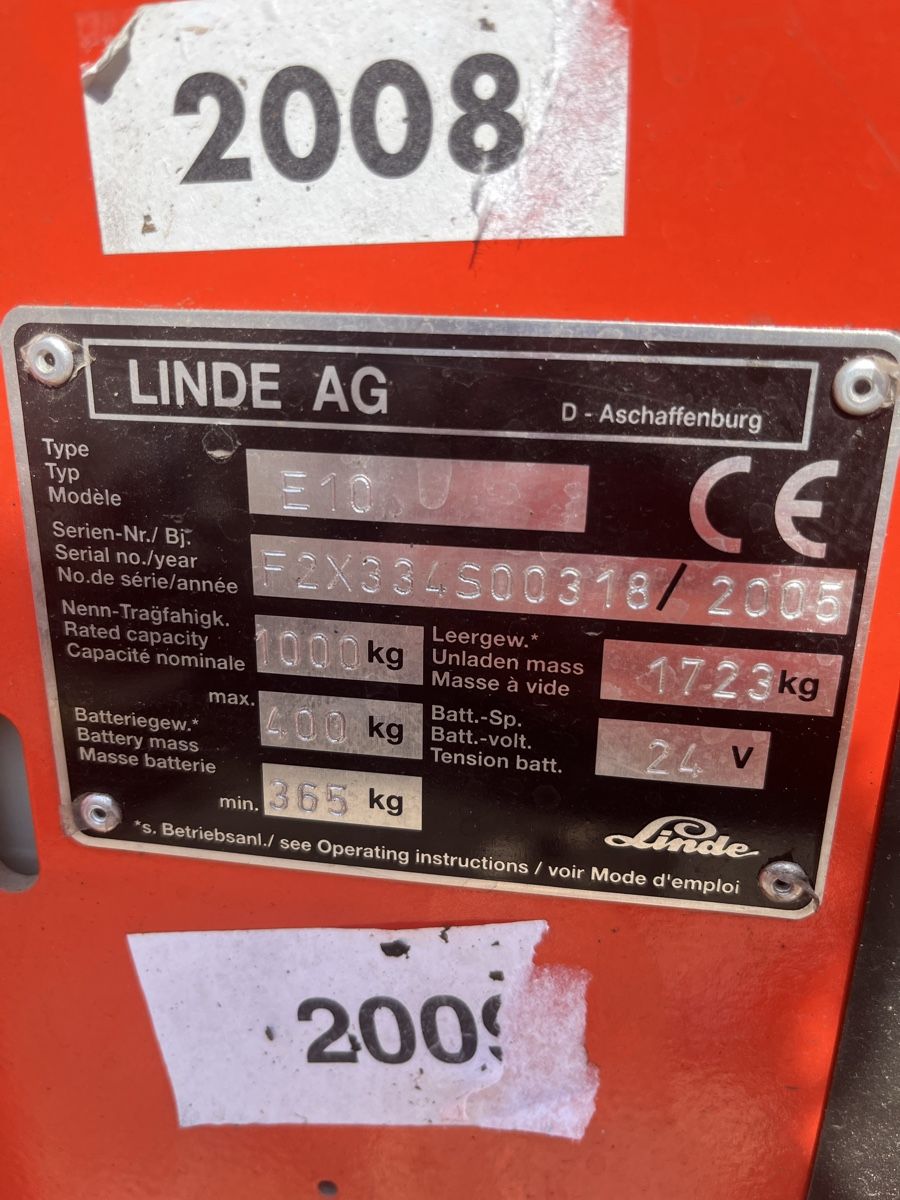 Linde Carrelli elevatori e a forche: Linde E10 Gabelstapler 1000kg 173 Betriebstunden – Usato da Flaach venduto da Auto6011 1