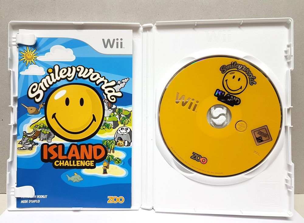 Smiley World Island Challenge Wii Usado