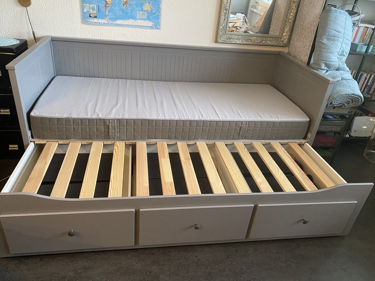 Ikea Letti: Tagesbett ausziehbar inkl.  oder ohne Matratze – Usato da Zürich venduto da VictoriaV01 1
