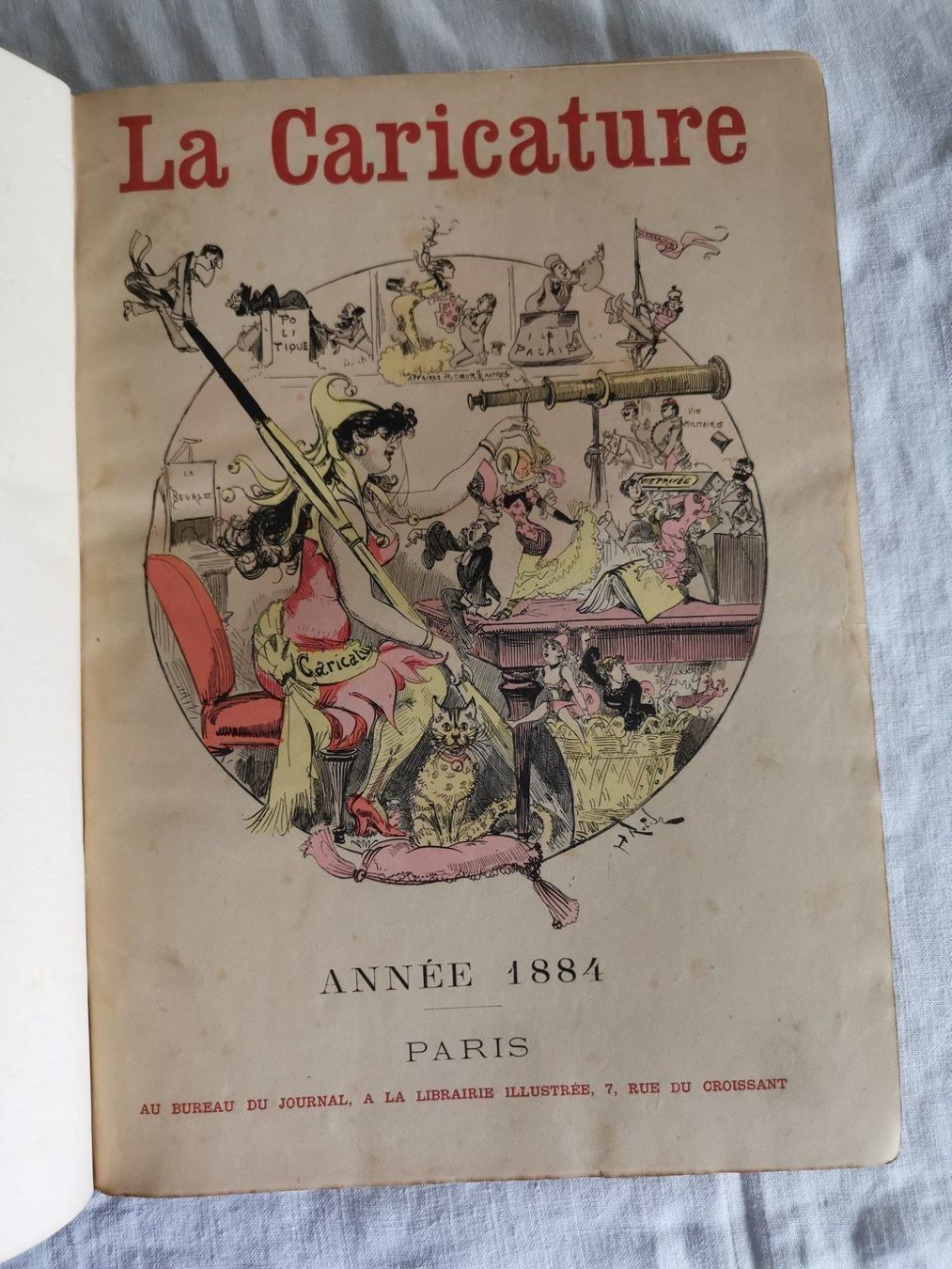 Libri: LA CARRICATURE ANNEE 1884 – Usato da La Tour-de-Peilz venduto da minipuce123